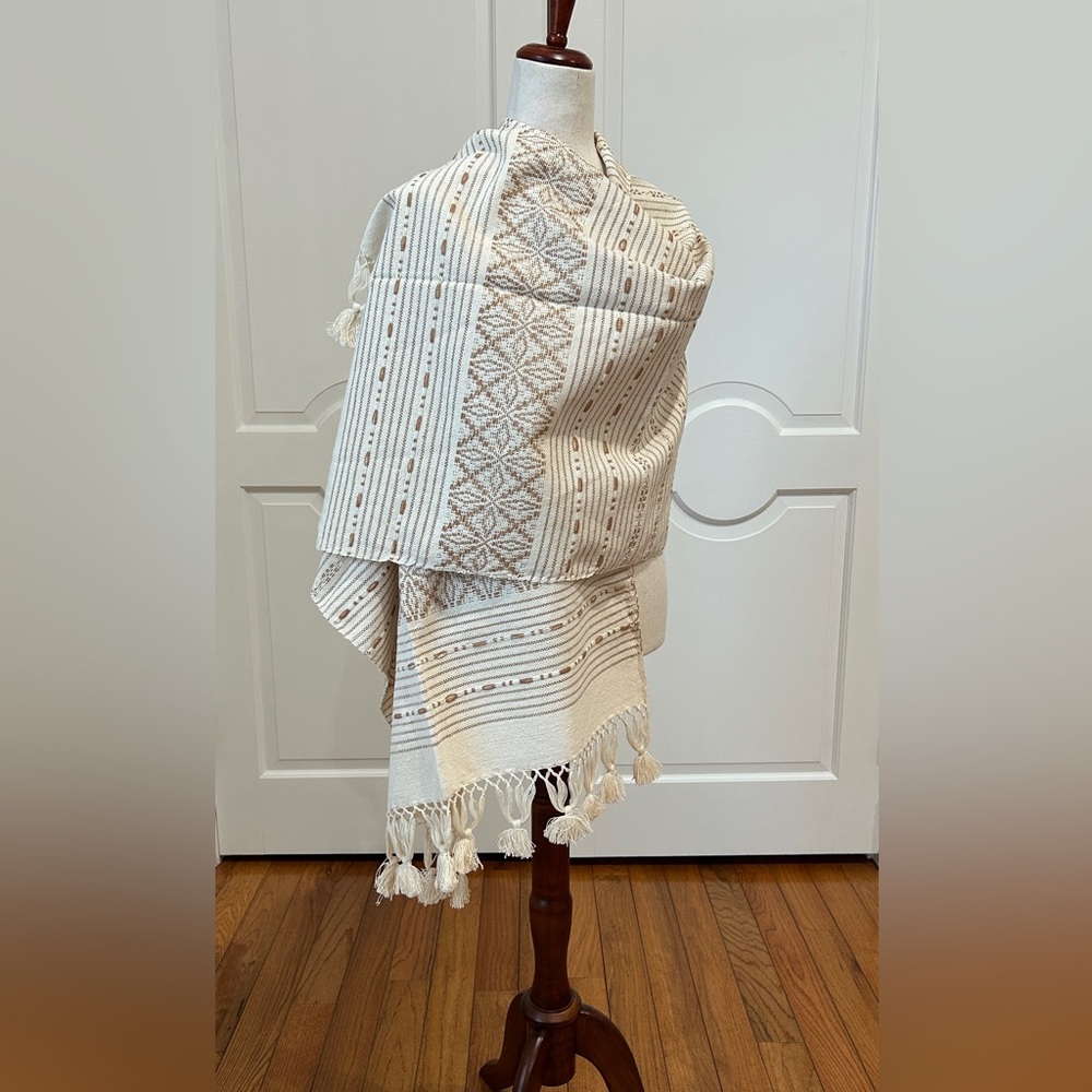 Traditional Mexican rebozo from Oaxaca Mex. Mexican shawl!